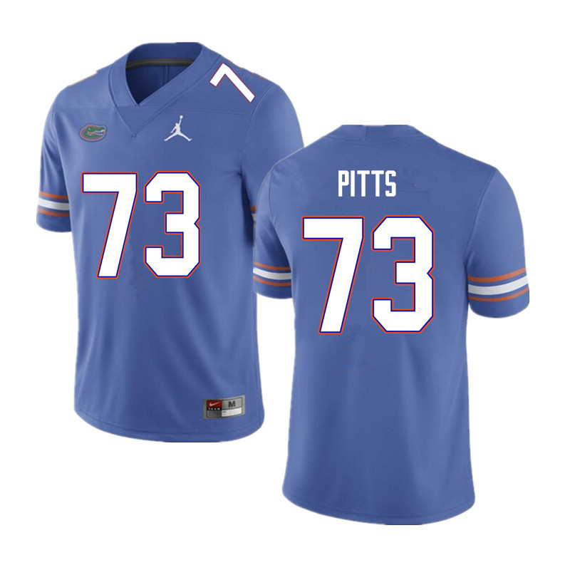 Men #73 Mark Pitts Florida Gators College Football Jerseys Sale-Blue